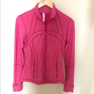Pink lululemon defined jacket